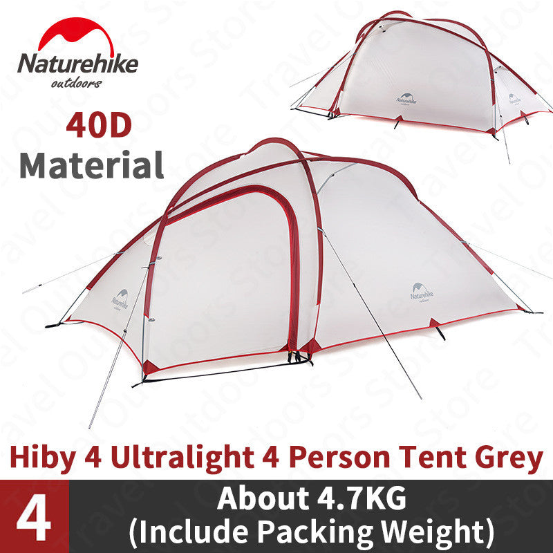 Ultralight 4 Season 20D Tent for 2-3 People with Free Mat