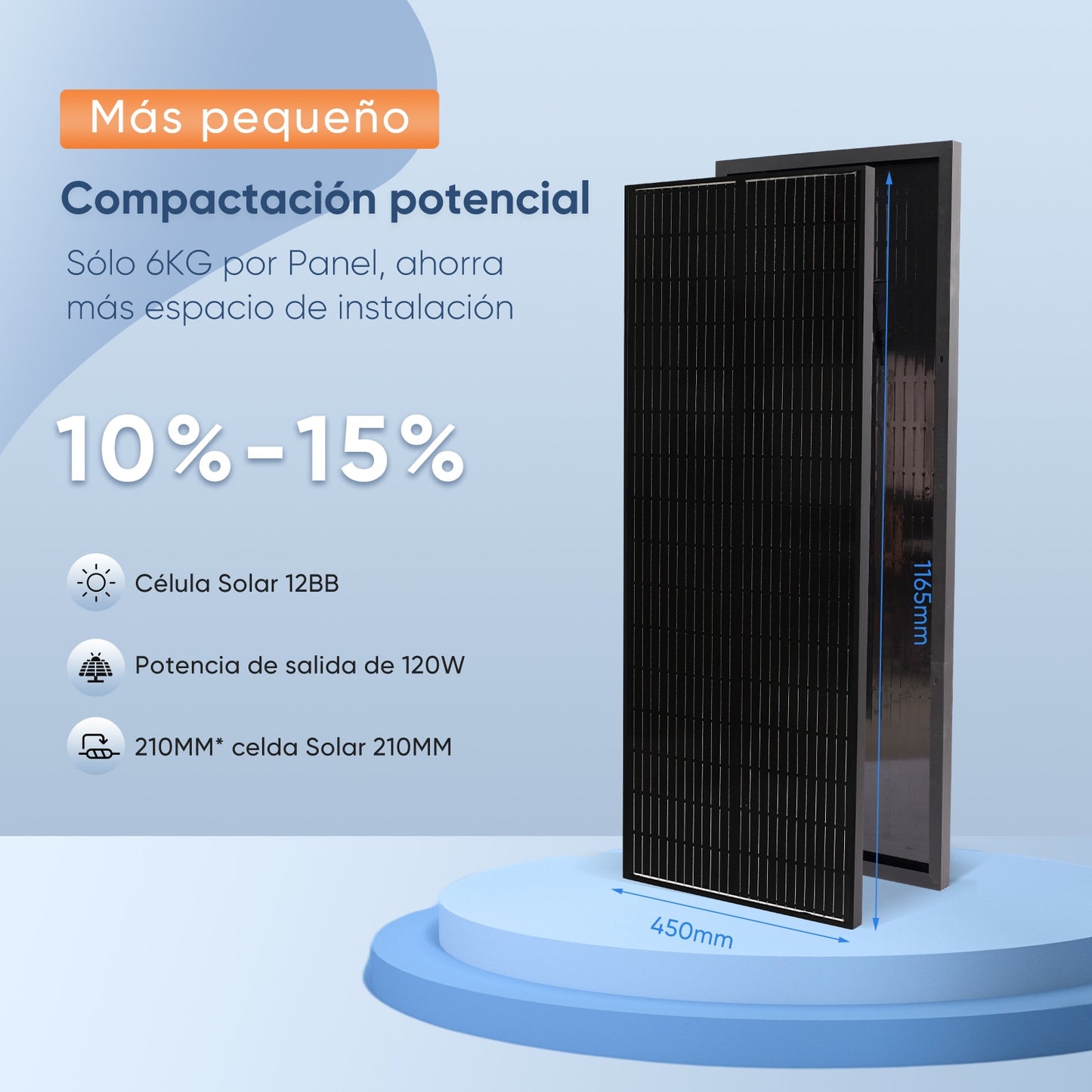 Panou solar, Jingyangpv, 2000 W, 18 V, siliciu monocristalin, negru