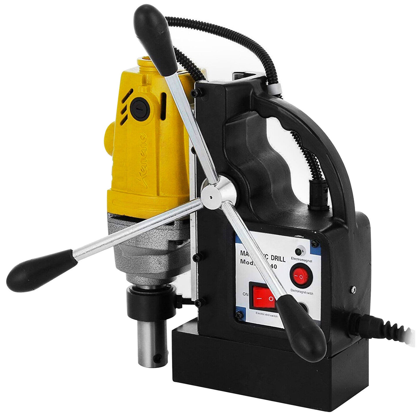 40MM Magnetic Drill Press 1100W Core Drill with 2700 LBS Magnet Force - Online Shopping