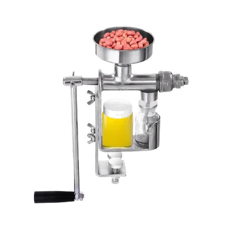Stainless Steel Oil Press Machine for Home Use, Nut & Seed Expeller Extractor (304)