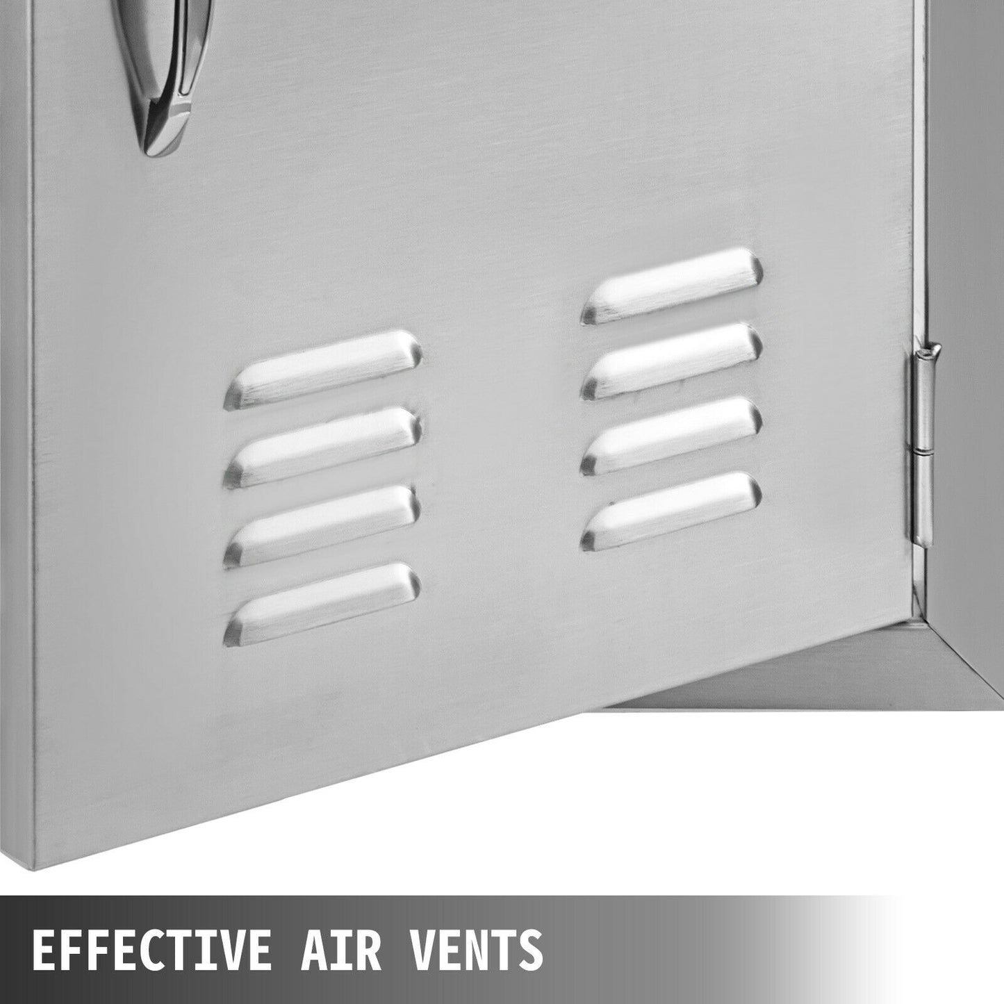 Kitchen Stainless Steel Cabinet Waterproof Ventilation, Multi-Size, Durable (50 inches)