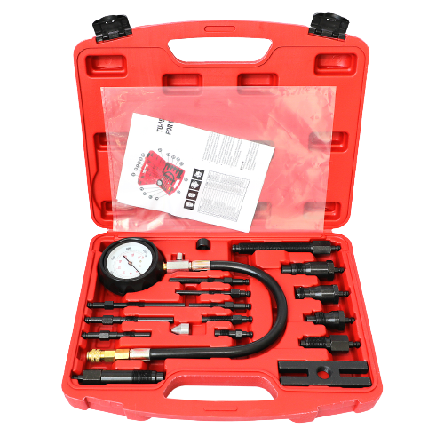 Diesel Engine Compression Tester Tool Kit Set, Pressure Gauge Tester Kit Set TU-15B, 50