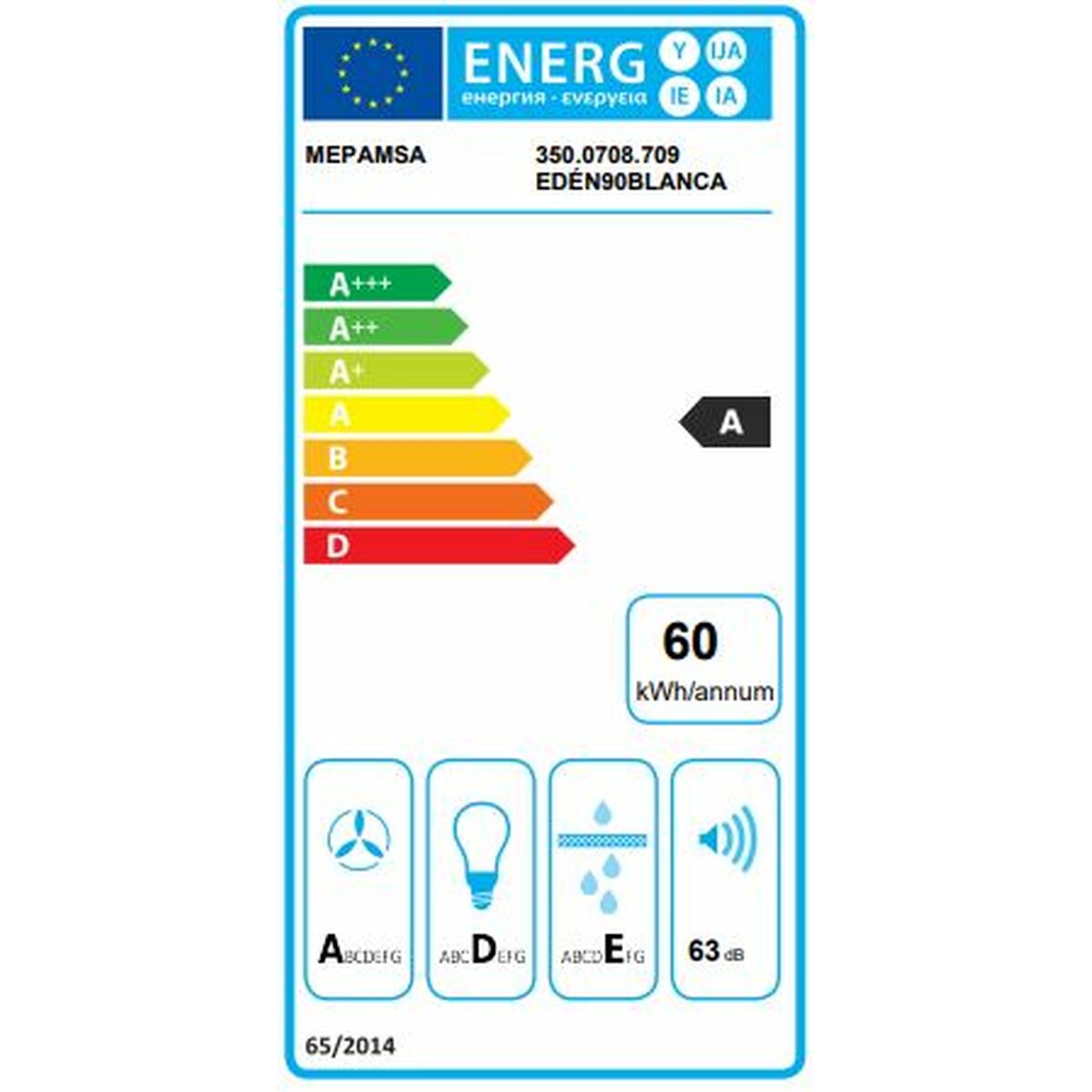 Hotă Convențională Mepamsa EDEN 90 Oțel