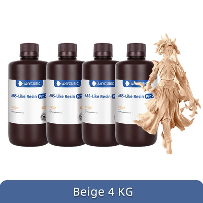 3D Resin, High Precision, LCD and DLP 3D Printers, 2KG, Clear