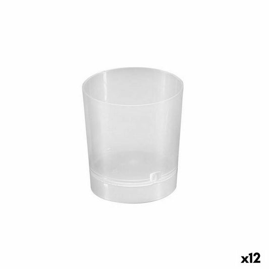 Set de Pahare Shot Algon Transparent Plastic 30 ml 12 Piese (90 Unități)