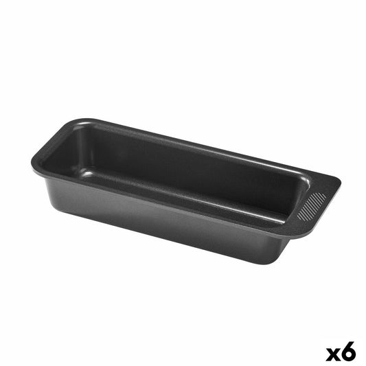 Formă pentru cuptor Pyrex Magic Dreptunghiular Negru Ø 26 cm (6 Unități)