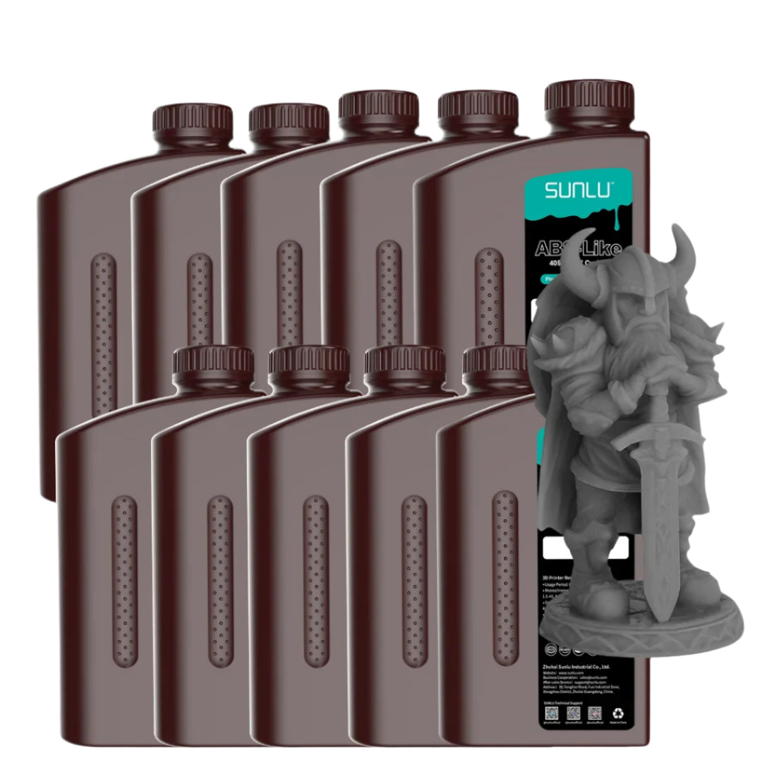 3D Printer Resin UV, ABS-Like, Low Odor, 1000g, Dark Gray