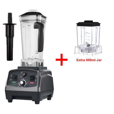 Timer Blender, 2200W Power, Heavy Duty, With Extra Jar, BPA Free, Plastic