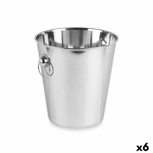 Frapieră Argintiu Oțel inoxidabil 7,9 L 27 x 27 x 25,5 cm (6 Unități)