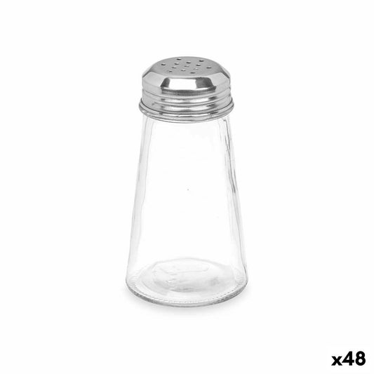 Solniță-Piperniță Transparent Sticlă 5,5 x 10,5 x 5,5 cm (48 Unități) Conic