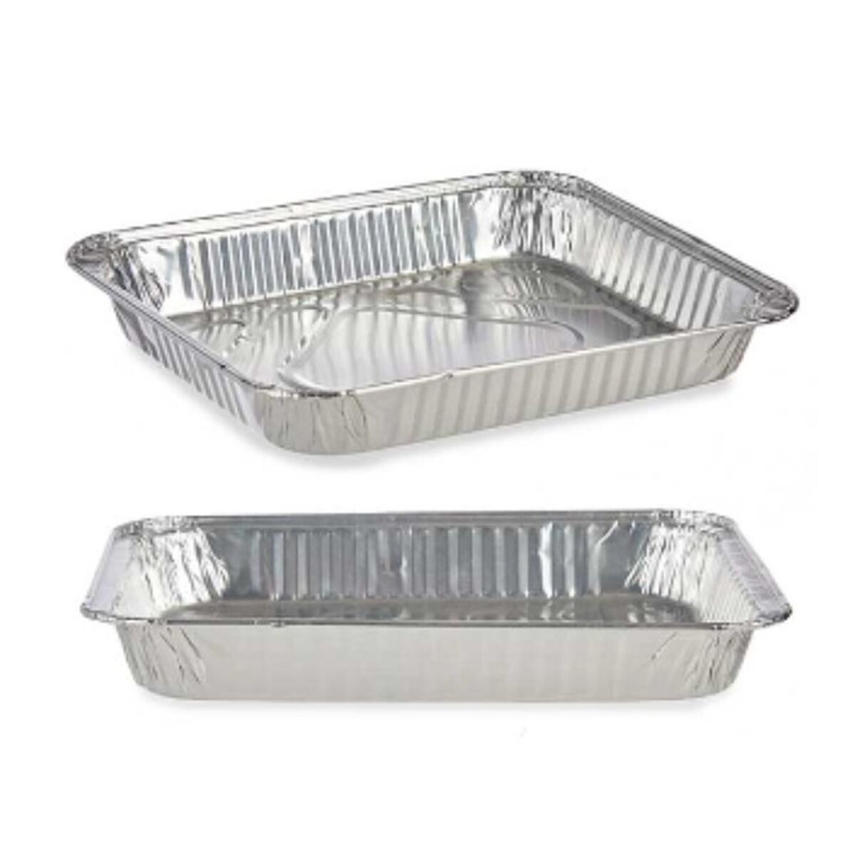 Set of trays Aluminium 32,5 x 26 x 3,8 cm 3 Pieces (12 Units)