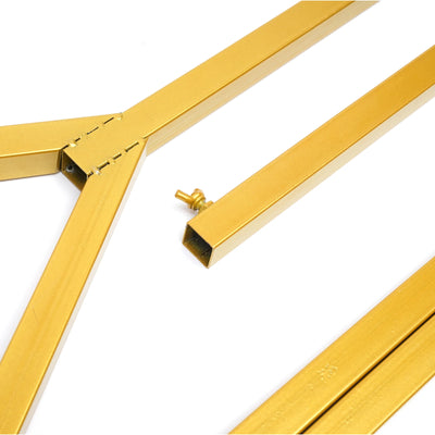 Iron Arch Stand, Square Shape, 160cm Height, 120cm Length, 6kg, Gold