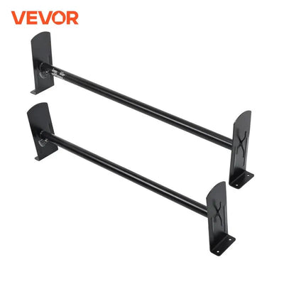 Van Ladder Rack, Alloy Steel, 2 PCS, Adjustable, Black