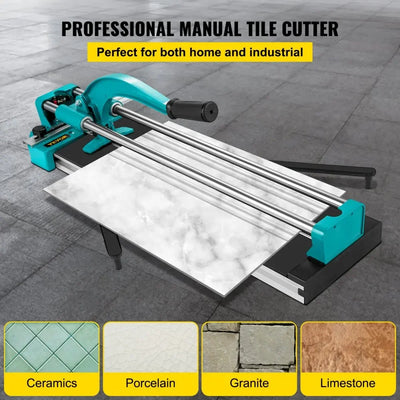 Manual Tile Cutter, 600mm Cutting Length, Black