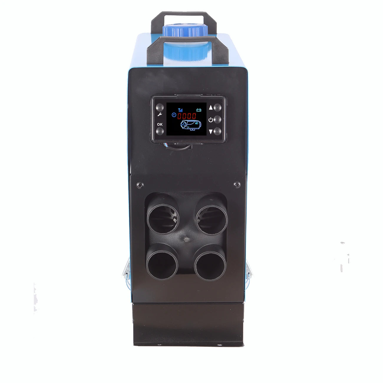 Car Heater, Diesel, 5kw, 1 hole, LCD Display, 24V, Blue