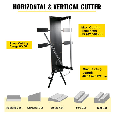 Styrofoam Cutting Machine, Hot Wire, Max Cut Length 115cm, Black