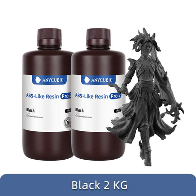 3D Resin, High Precision, LCD and DLP 3D Printers, 2KG, Clear