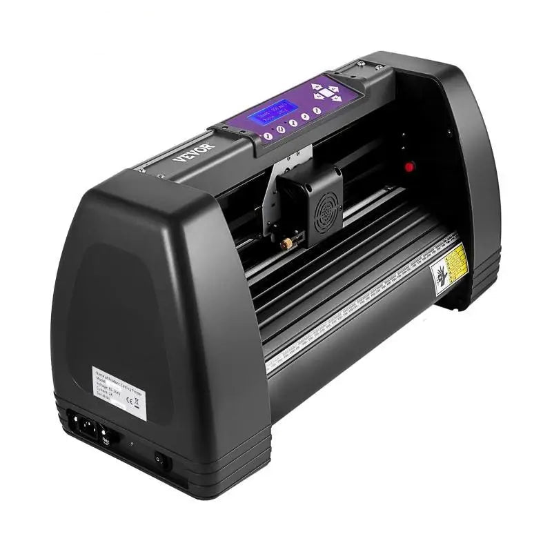 Vinyl Cutter Plotter, 375mm Cutting Width, LCD Display, Black