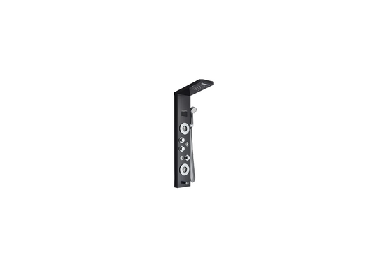 Shower set, 8006, with LED, SPA, Massage Jet, Wall Mounted, Black