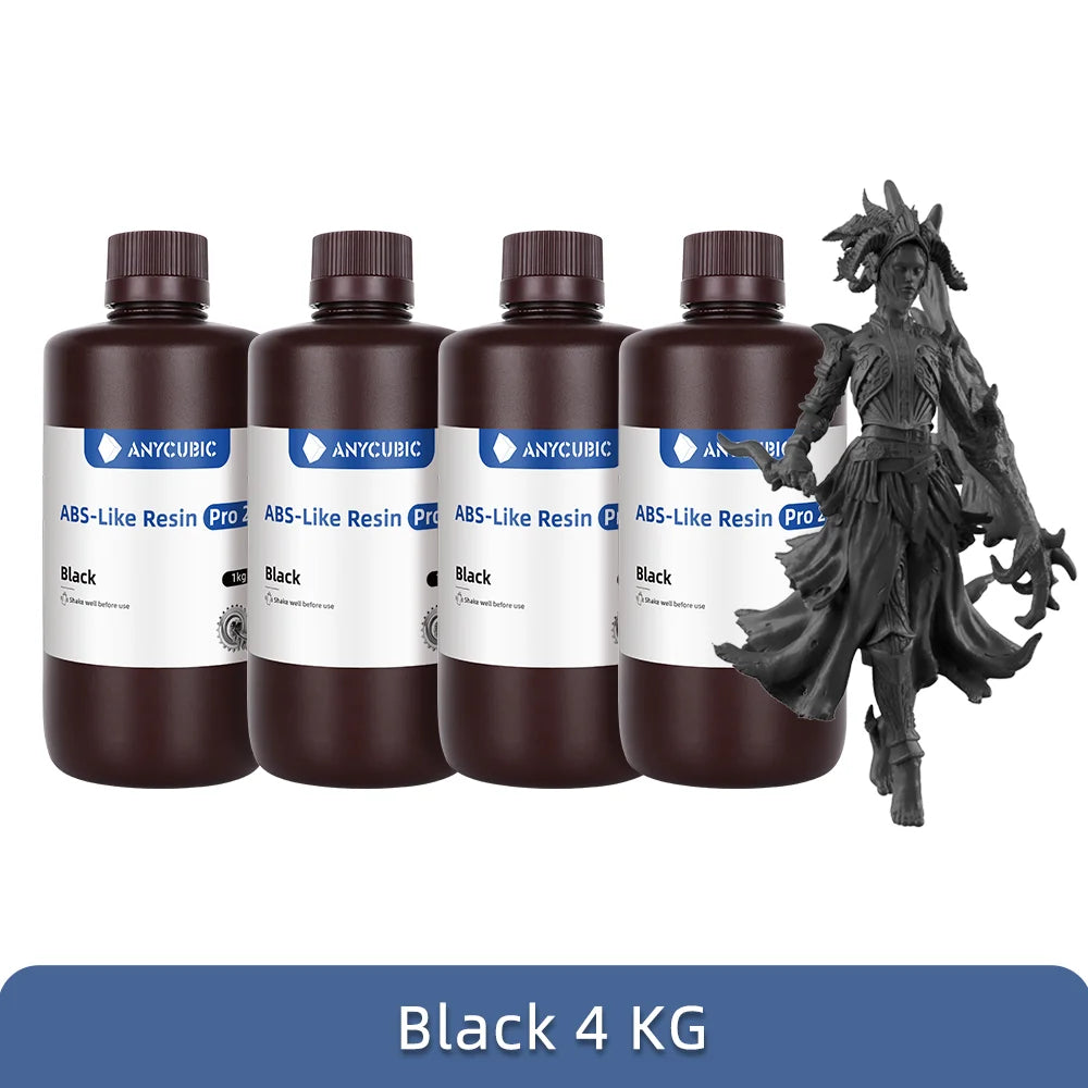 3D Resin, High Precision, LCD and DLP 3D Printers, 2KG, Clear