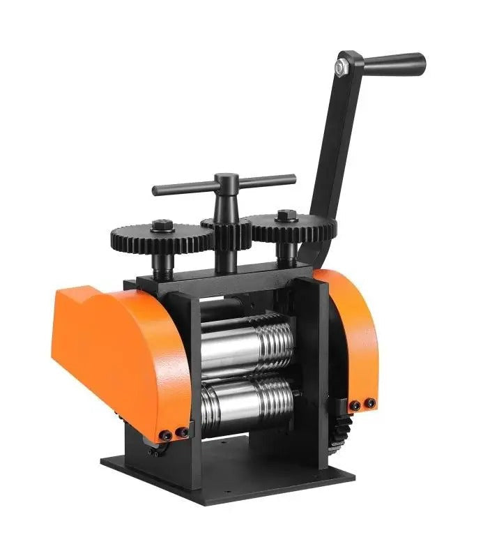Jewelry Rolling Mill, 3-in-1, Multi-Function, 57mm, Metal Sheet & Wire, Black