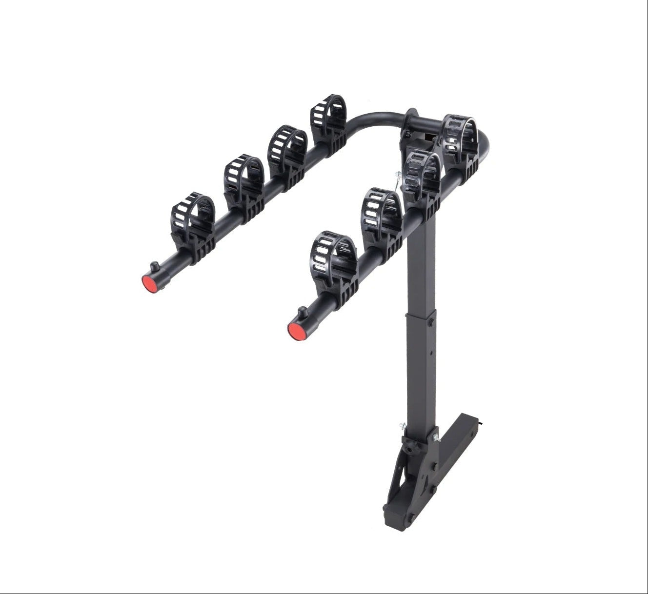 Hitch Bike Rack, 4x150 kg Capacity, Black