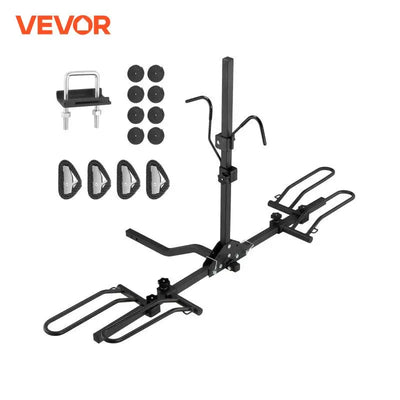 Hitch Bike Rack, 2x80 kg Capacity, Black