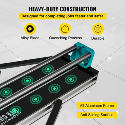 Manual Tile Cutter, 600mm Cutting Length, Black