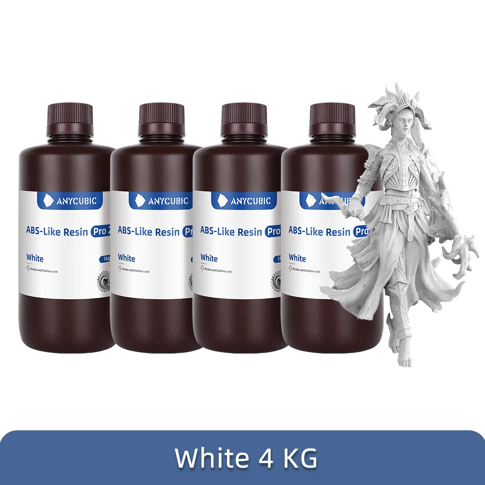 3D Resin, High Precision, LCD and DLP 3D Printers, 2KG, Clear