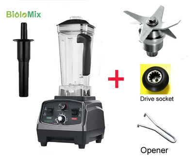 Timer Blender, 2200W Power, Heavy Duty, With Extra Jar, BPA Free, Plastic