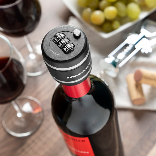 Cifru pentru sticla de vin Botlock InnovaGoods