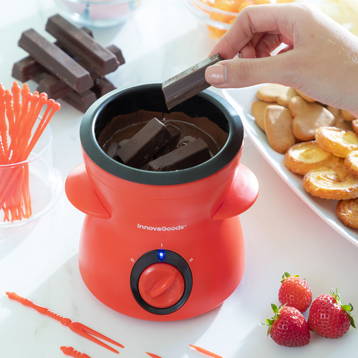 Fondue de ciocolatã cu accesorii Fonlat InnovaGoods