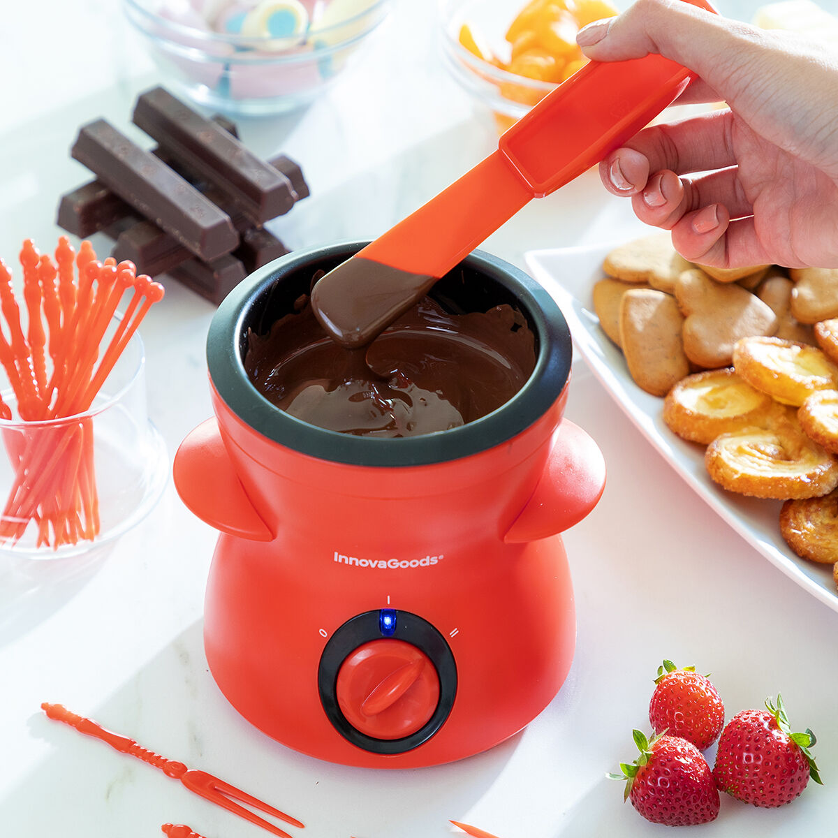 Fondue de ciocolatã cu accesorii Fonlat InnovaGoods