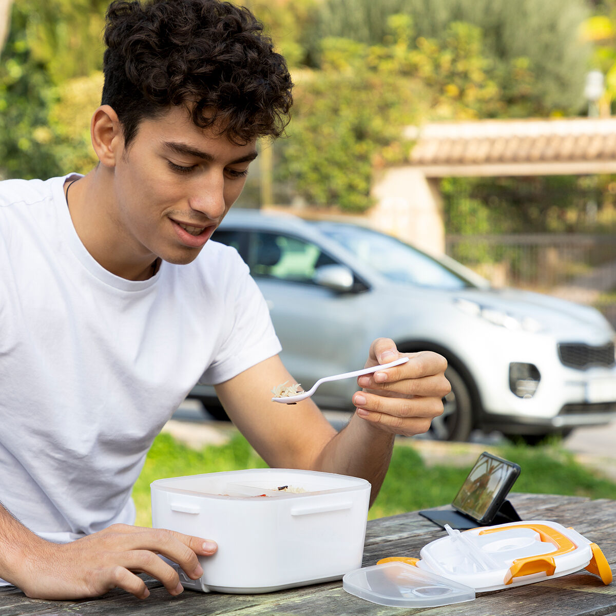 Cutie electrică de prânz pentru mașini Carunch InnovaGoods