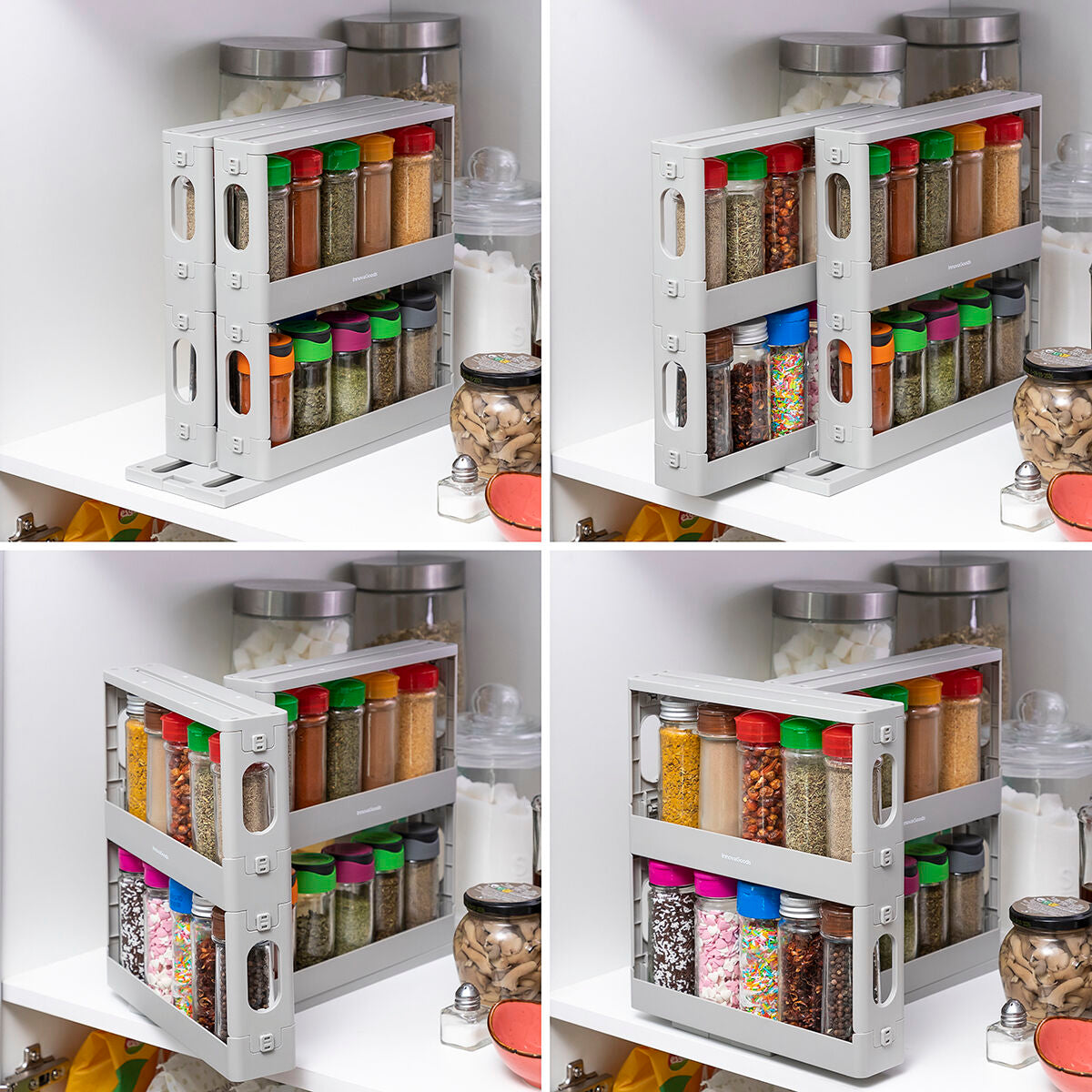 Sliding and Pivoting Spice Organiser Rispick InnovaGoods