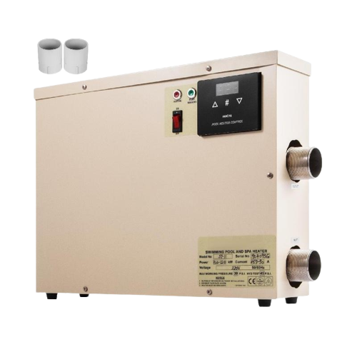 11KW Electric Water Heater for Outdoor Swimming Pools, Adjustable Temperature, 220V.