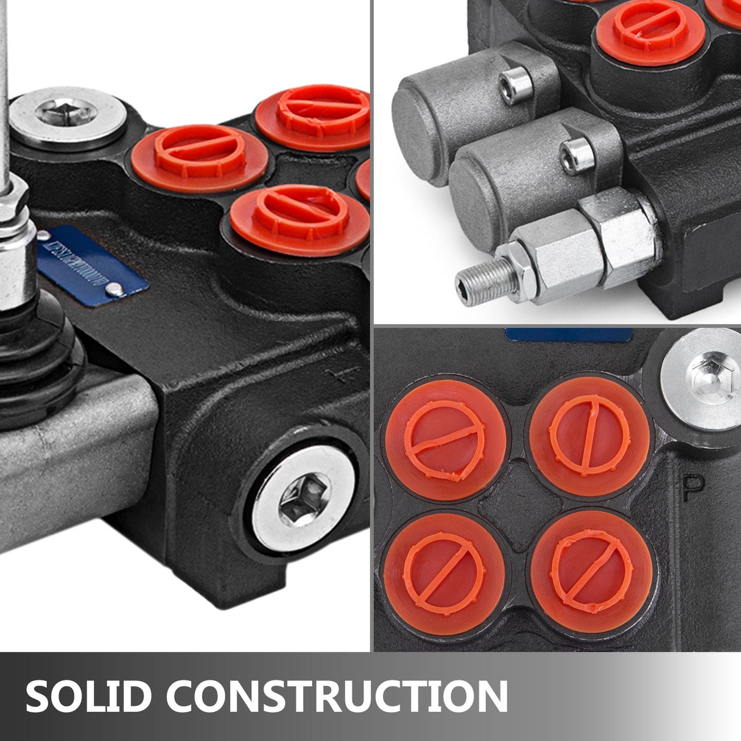 Hydraulic Control Valve, 2/3 Spool, 11GPM, 3600PSI Suitable for Motors & Cylinders.