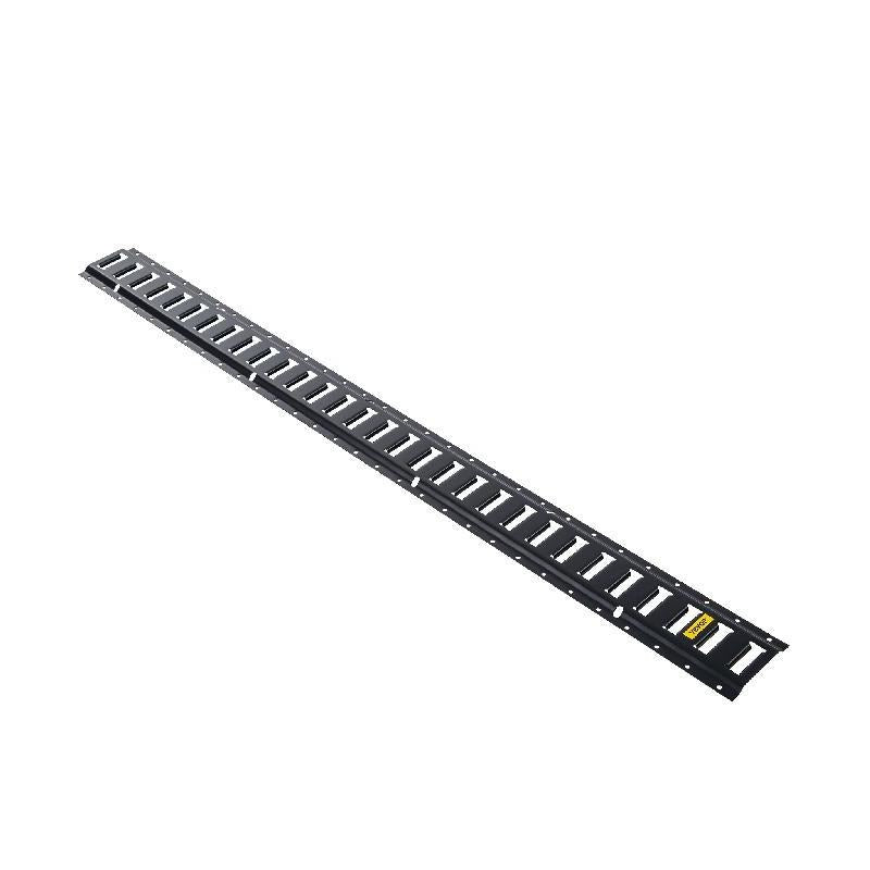 E-Track Tie-Down Rail for Vehicles & Trailers - 4/6Pcs, Steel, Compatible with Various Straps & Chains - 5/8FT.