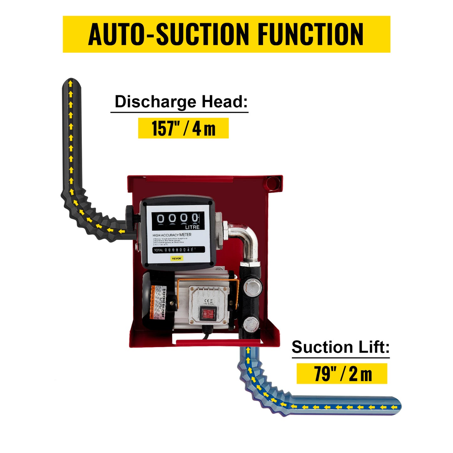 Diesel Transfer Pump 40L/Min or 60L/Min Electric Oil Extractor