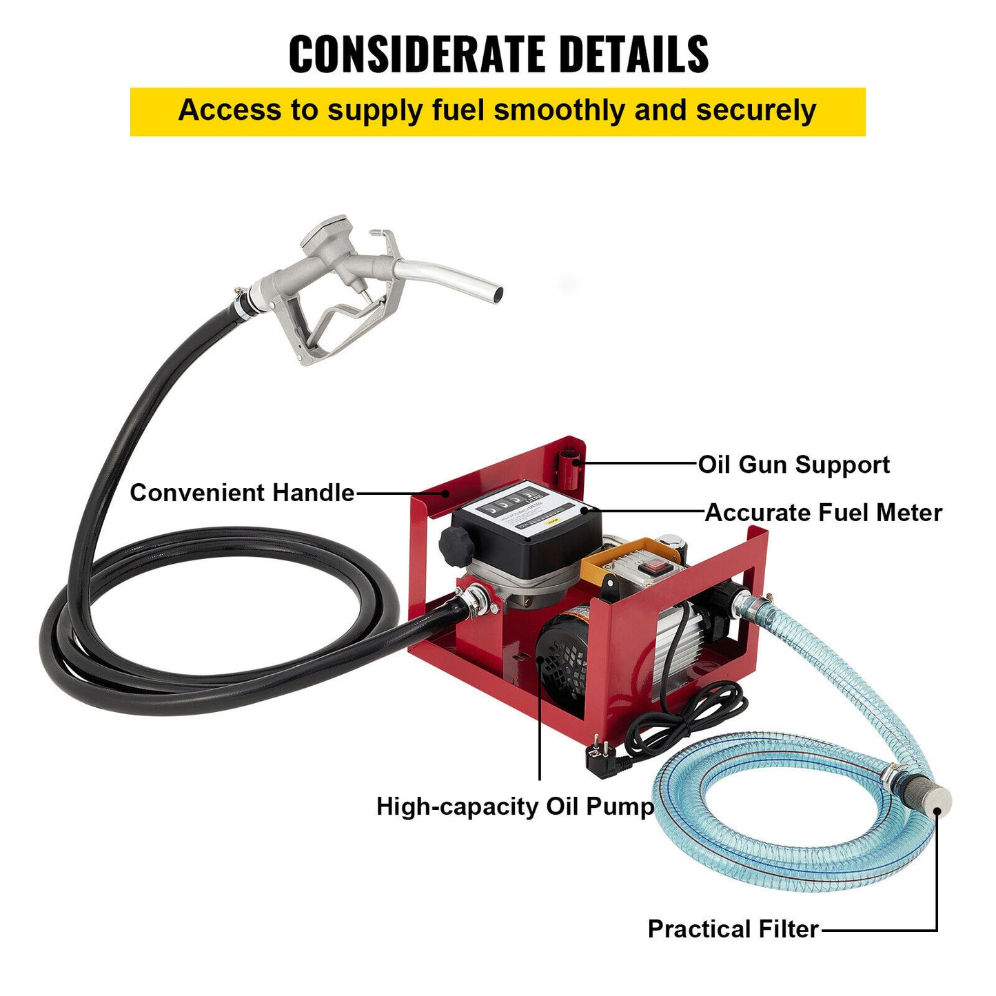 Diesel Transfer Pump 40L/Min or 60L/Min Electric Oil Extractor