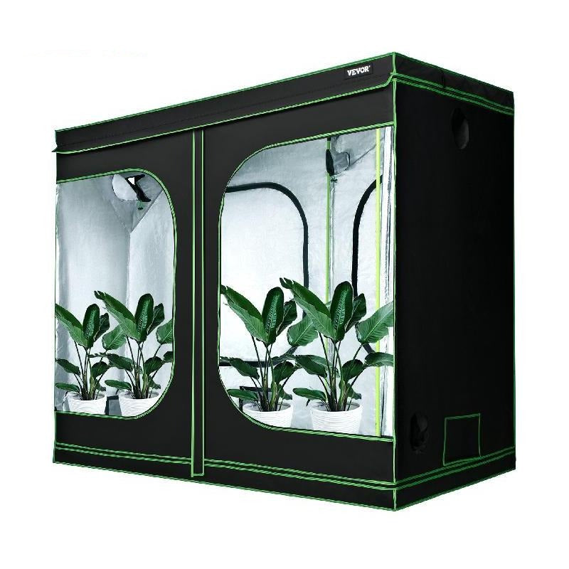 Reflective Mylar Hydroponics Grow Tent 96"x48"x80"/120"x120"x80"