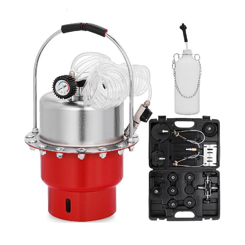 Outil de purge de frein pneumatique avec réservoir de 5 L, kit de changement de liquide (50 L/min)