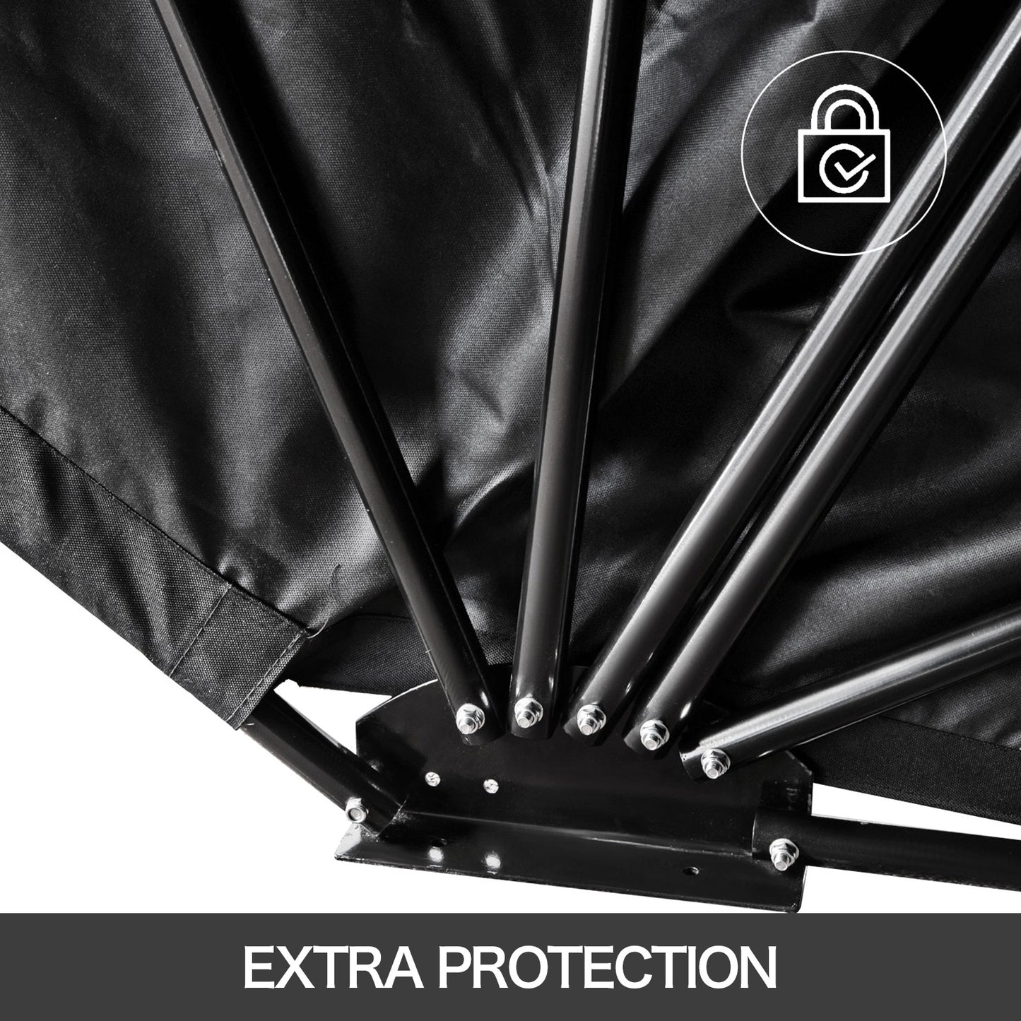 Waterproof Motorcycle Cover for Outdoor Storage (Universal, Dust/Rain/Snow/UV)