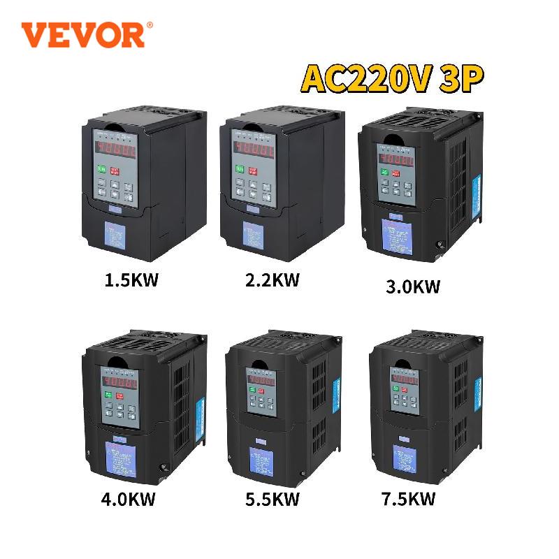 AC Inverter Frequency Drive 3P Output Speed Controller 7.5KW Converter