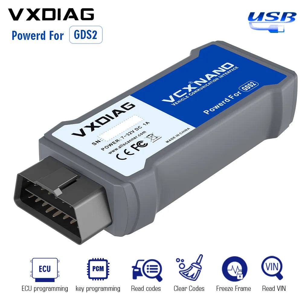 Outils de Diagnostic, VXDIAG VCX NANO, GM/OPEL GDS2, GDS2 V2022.05, Tech2WIN 16.02.24, logiciel U Disk