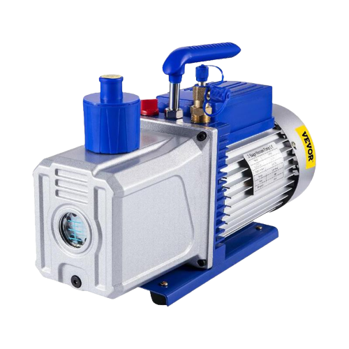 Double Stage Vacuum Pump 220V 6-10 CFM 1 HP - 5PA Ultimate Vacuum HVAC Refrigerant