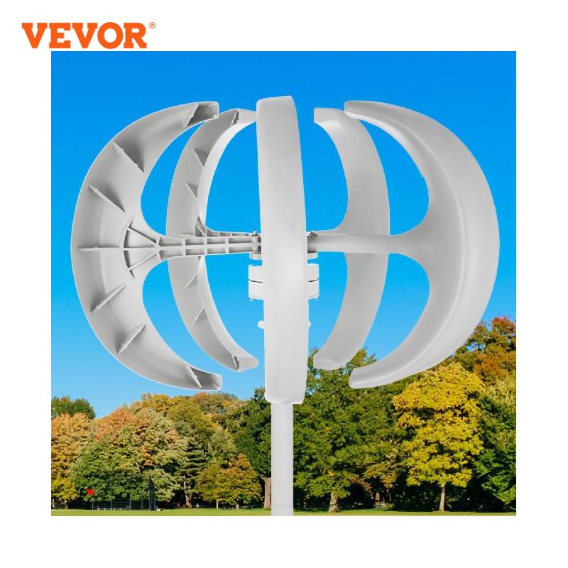 Windturbine, Vevor, Vertical Axis, 600W, 12V, White