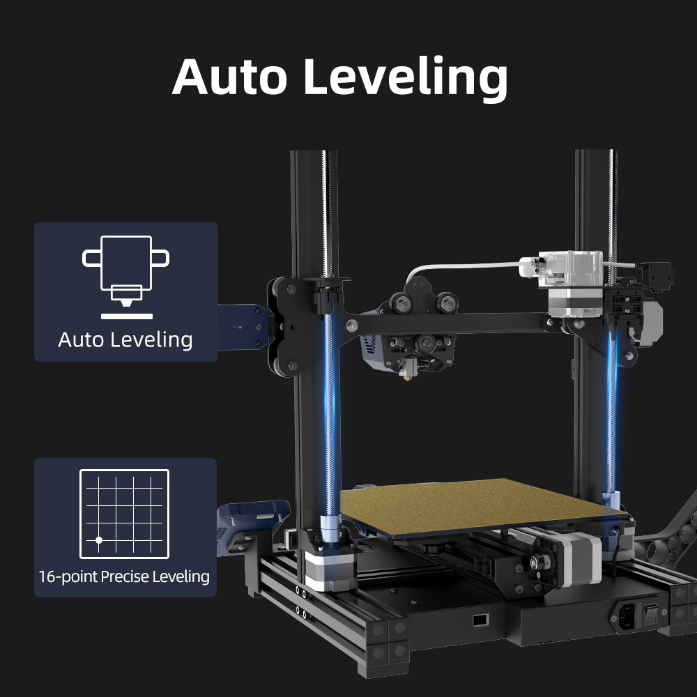 Imprimantă 3D, Anycubic, Vyper, 220V, 180mm/s, FDM, Nivelare automată, Negru