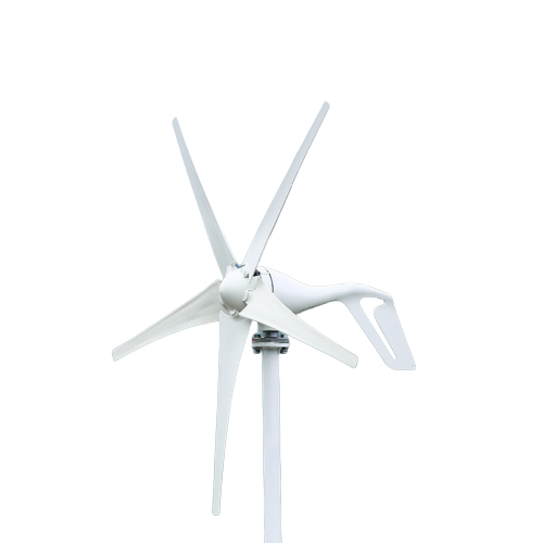 Wind Turbine Generator, 12V, 400W, MPPT Controller, 5 Blades, White