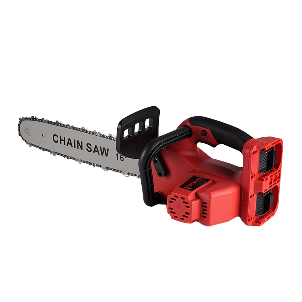 Cordless Electric Saw Chainsaw, 16 inches, 7980W, 18V, Without Battery, Red